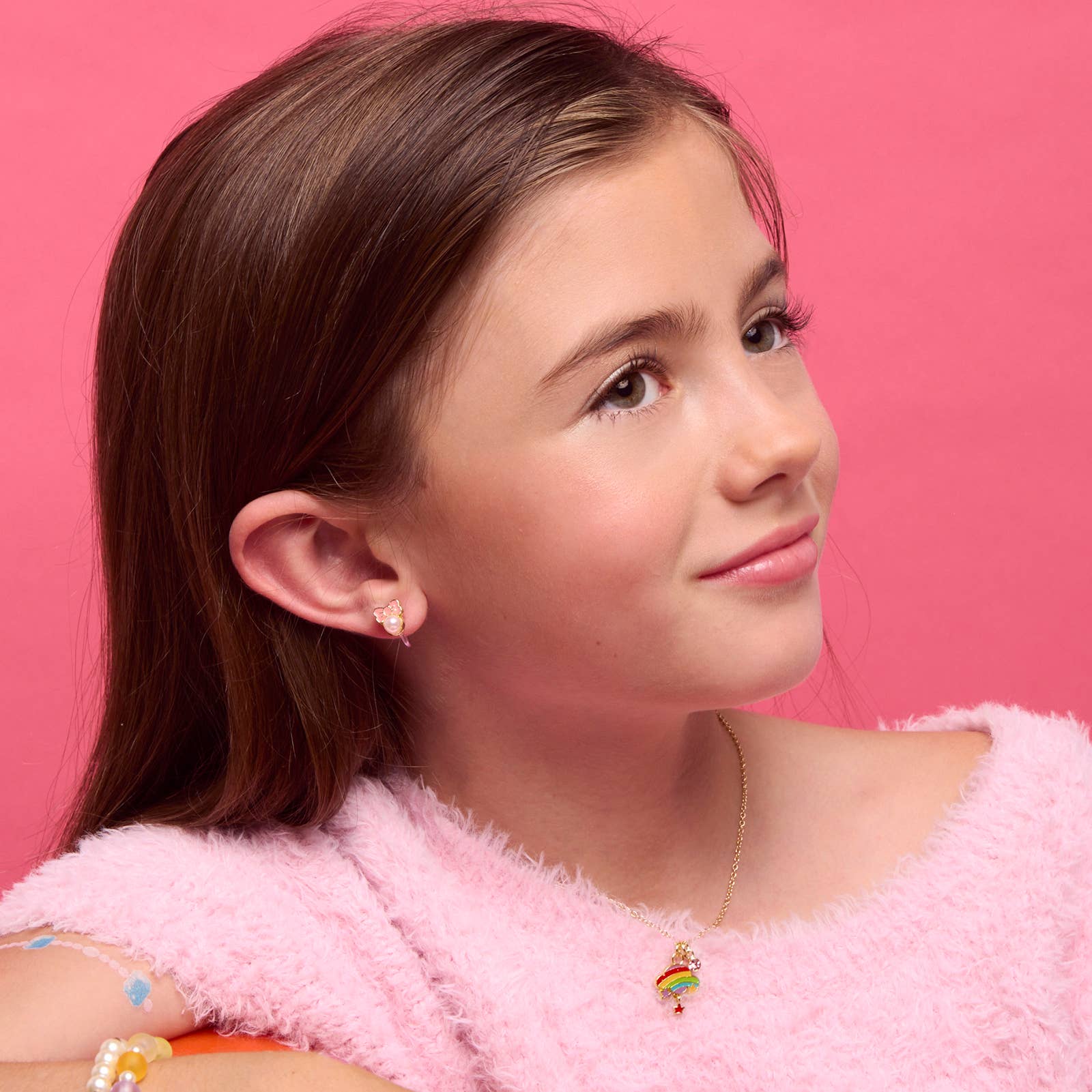 CLIP ON Cutie Earrings | Pink Chic Bow
